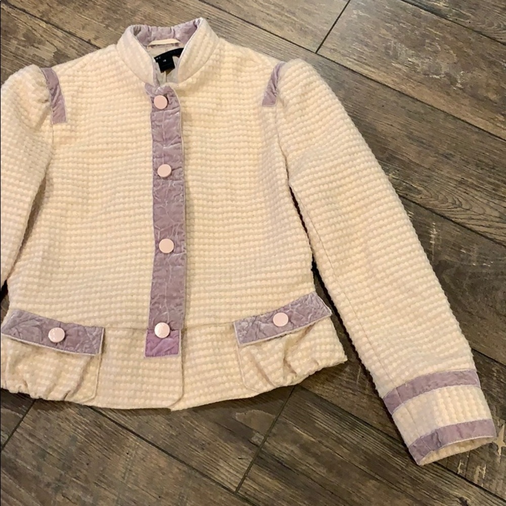 Marc Jacobs Blush Pink Wool Blazer - Picture 1 of 8